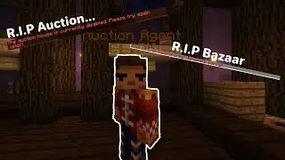 So, Admins Disabled Auction and Bazaar...! Hypixel Skyblock!