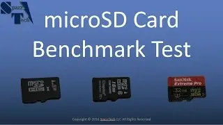 Benchmark Testing of microSD Cards for Embedded System Applications