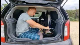 Solo car camping in the New Forest