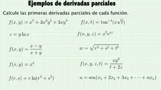 Ejercicios resueltos de derivadas parciales