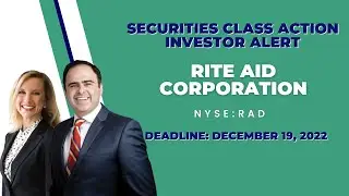 RAD Stock News (#RAD) RAD Stock | INVESTOR ALERT Rite Aid Corporation $RAD