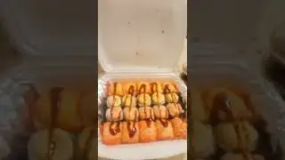Сет запечённых роллов😻🍣🤗