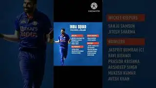 India squad for T20 series vs Ireland 2023 #shorts #indvsire