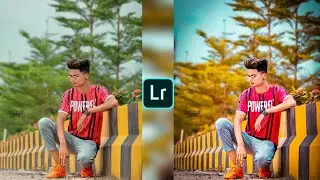 Lightroom Blue And Orange Effect Photo Editing in mobile || Nk Editing ||