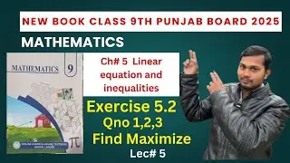 Exercise 5.2 Question 1,2,3 Class 9th Math new book 2025 |Class 9th math new book Ex 5.2 Qno 1 to 3