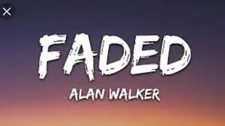 FADED || ALAN WALKER || LYRICS