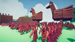 Can Trojan Chicken and Ancient Army Capture the Castle? TABS Mod Totally Accurate Battle Simulator