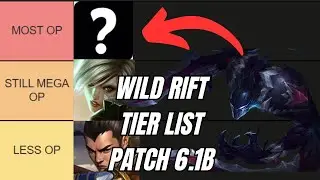 WILD RIFT JUNGLE TIER LIST PATCH 6.1B | NOCTURNE OP???