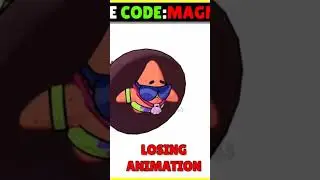 Patrick Buzz winning and losing animations #brawlstars #shorts