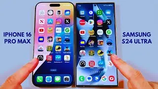 iPhone 16 Pro Max vs Samsung s24 Ultra - Battery, Camera & Zoom Test!