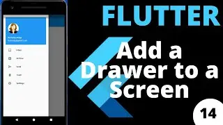 Add a Drawer to a Screen | Flutter Tutorial | Flutter for Beginners