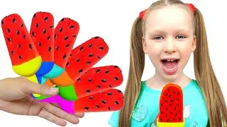 Lisa makes watermelon ice cream for kids