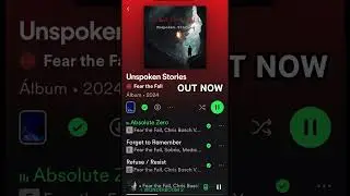 New release "Fear the Fall" Unspoken stories #newrelease #fearthefall #stonesour #metal