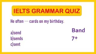 IELTS Grammar Quiz! 90% can pass this ✌️#ielts #grammarquiz #englishgrammar #english #vocabs