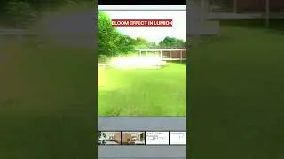 BLOOM EFFECT IN LUMION 