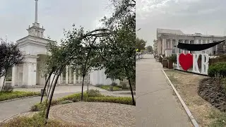 КРИВИЙ  РІГ🇺🇦 ОБСТАНОВКА, АНОМАЛЬНА  ПИЛОВА  БУРЯ,  парк  МЕРШАВЦЕВА
