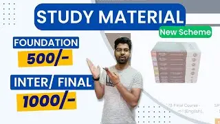ICAI Study Material At Just ₹ 1000/-