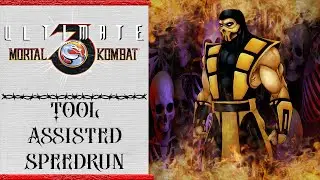 Ultimate Mortal Kombat 3 (Sega Genesis) - Scorpion TAS In 10:03 - 4K/60fps