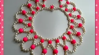CURSO DE BIJUTERIA - MAXI COLAR DE PÉROLAS