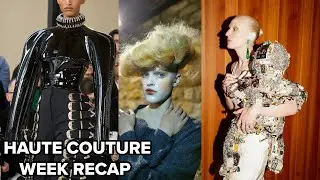 Paris Haute Couture Spring Summer 2024 Recap (Maison Margiela, Schiaparelli, Jean Paul Gaultier)