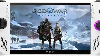God of War Ragnarök | Asus Rog Ally Z1 Non Extreme | FSR3.1 Frame Generation Test
