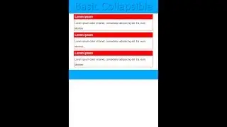 Collapsible jQuery