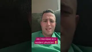 Job interviews as a resident physician