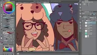 Onesie Couple (SpeedPaint)