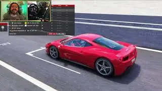 Corrida de carro no Assetto Corsa