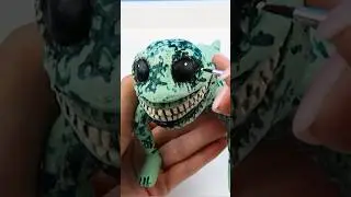 Making Friendly lizard Zoonomaly with clay 