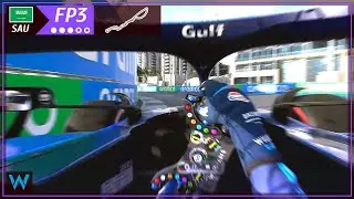 SAUDI ARABIAN GP (Practice 3) F1 2023 Career Mode | Cockpit View *no comments - Williams FW45