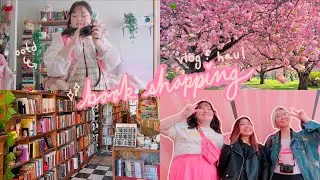 nyc book shopping vlog 🌸 6 bookstores, cozy gardens, & a lil book haul