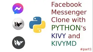 Clone Facebook Messenger using Python's kivy and kivymd || part #1 ||frontend||