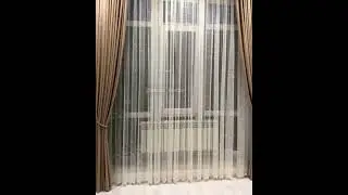 Тюль с бусинками. Детская