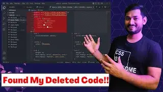 How to Get Back Deleted Code | VS Code | Hindi