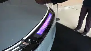 Afeela Headlight screen demo