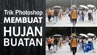 Membuat Hujan Buatan di Photoshop