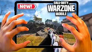 HANDCAM + 120 FPS WARZONE MOBILE GAMEPLAY | UHD GRAPHICS