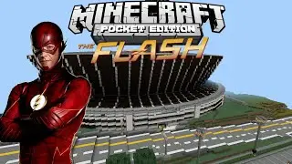 Mapa The Flash - Laboratório Star + Cidade, para Minecraft PE 1.16// Zayko BR