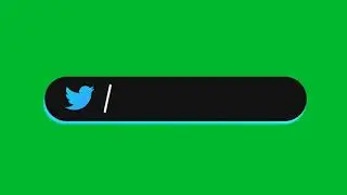 Free  | Twitter Lower Third Green Screen