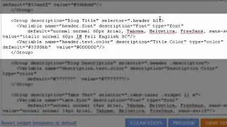 Change Blog Title Font to 'Meddon' Google Web Font in 'Simple' Bogger Template