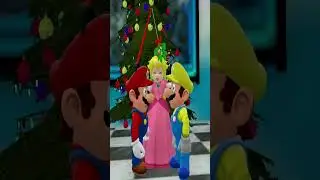 Mario under the mistletoe #shorts