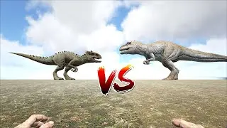Indominus Rex (MOD) VS Gigantosaurus | ARK Survival Evolved 2021