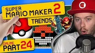 SUPER MARIO MAKER 2 ONLINE 👷 #24: Catching Pokémon & Super Metroid Levels