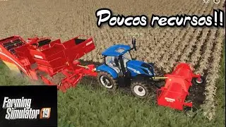 Farming240 #2 - Colhendo com poucos recursos - Farming Simulator 2019