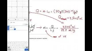 Homework Help: Latent Heat