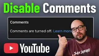 How to Disable Comments on Youtube Videos