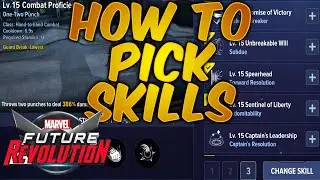 Intro guide to skills: How to build your character.