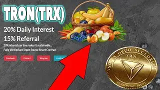 Как заработать криптовалюту TRON(TRX) новый смарт-контракт tronfruit.com