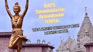 We went to the Largest Hindu Temple outside of Asia BAPS Swaminarayan Akshardham